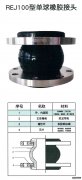 REJ100型單、雙球橡膠接頭描述
